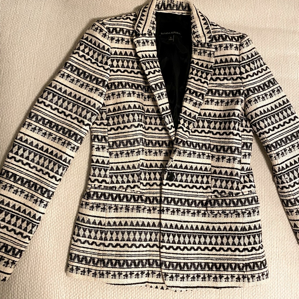 Woven blazer from Banana Republic